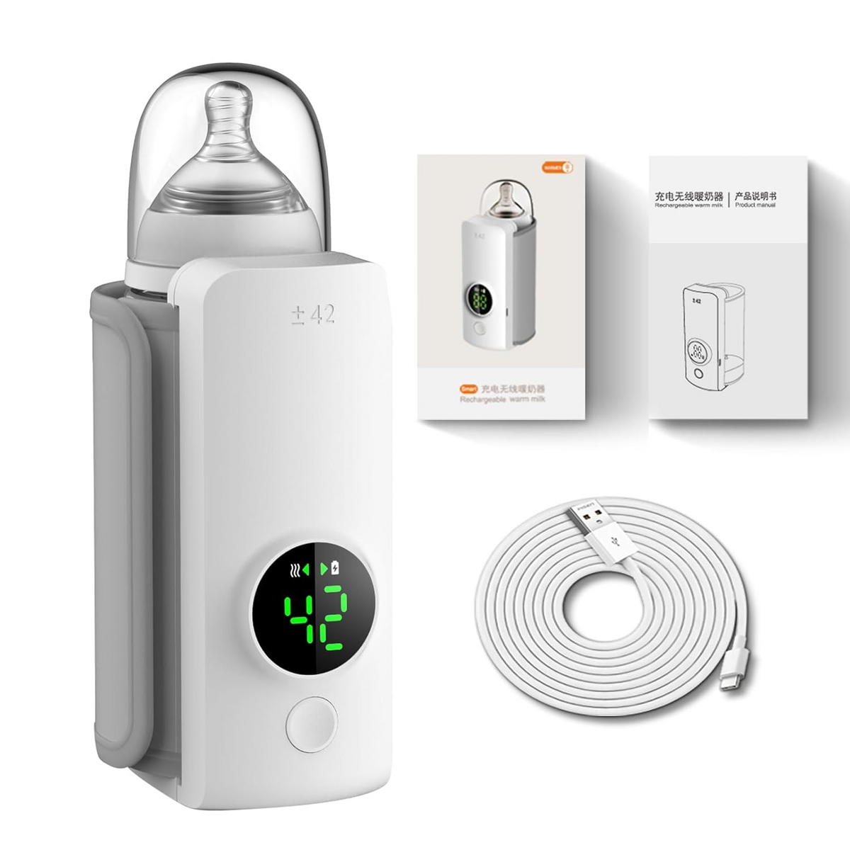 Portable Bottle Warmer with Display