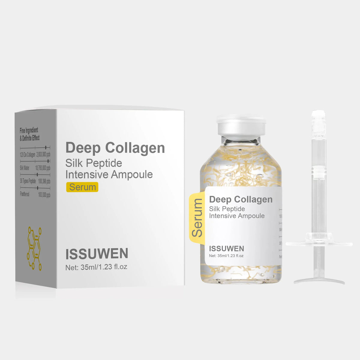 Collagen peptide face serum