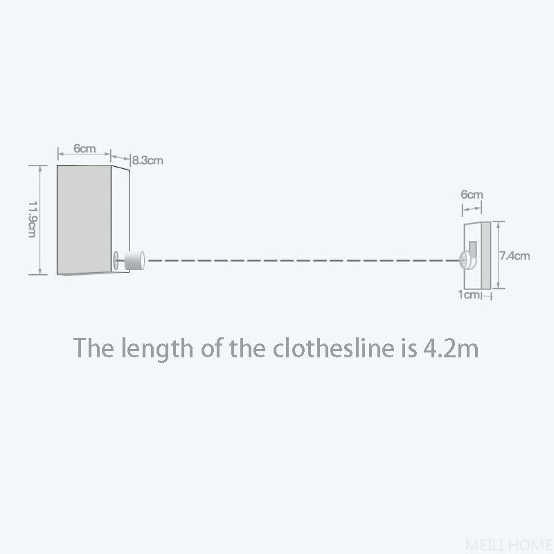 Telescopic Retractable Clothesline
