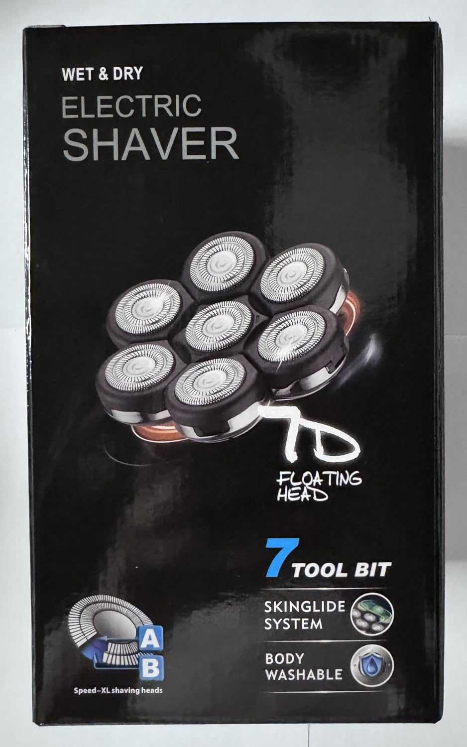 5-in-1 Cordless Bald Head Shaver Set